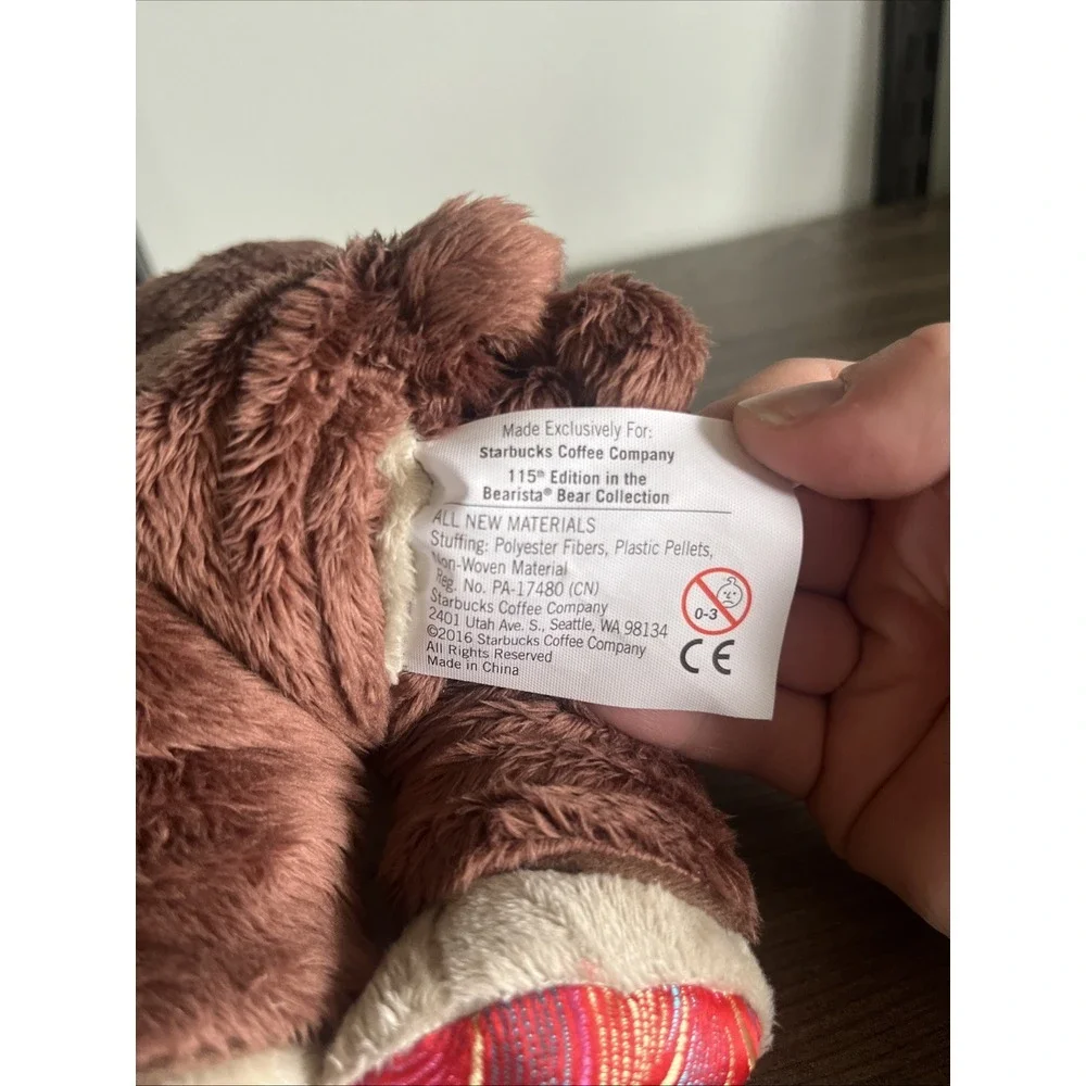 Starbucks‎ Bearista Bear Collection Plush 2016 Chinese Year of the Monkey